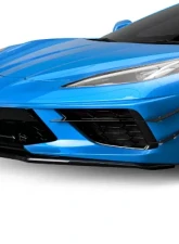 Vicrez 2VR + 1VR Front Bumper Canards Chevrolet C8 Corvette Stingray 2020-2024                                     - vz102247-GC - Image 2