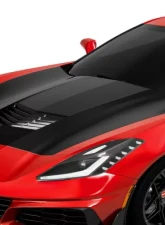 Vicrez Hood Wrap Vinyl Chevrolet Corvette C7 2014-2019                                     - vz102261 - Image 2
