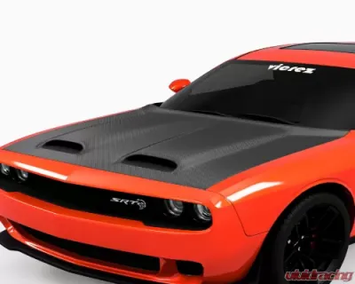 Vicrez Hood Wrap Vinyl Dodge Challenger 2008-2021 - vz102262
