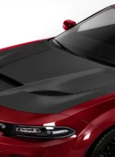 Vicrez Hood Wrap Vinyl Dodge Charger 2011-2020                                     - vz102264 - Image 5
