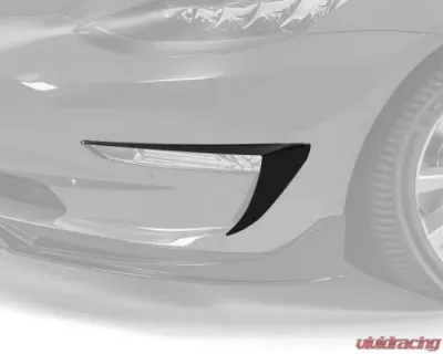 Vicrez V3R Style Front Bumper Vents Tesla Model 3 2016-2021 - vz102360