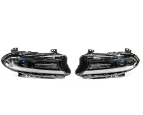 Vicrez Headlight Right Passenger Side + Left Driver Side Dodge Charger 2016-2021