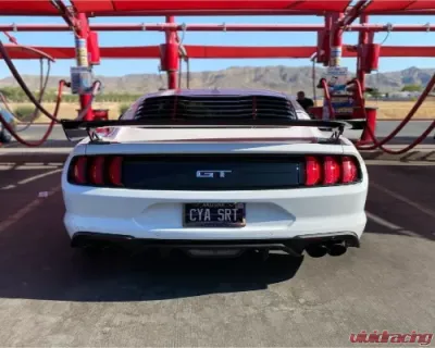 Vicrez GT500 Carbon Fiber Track Pack Rear Wing Spoiler Ford Mustang 2015-2021 - vz102445