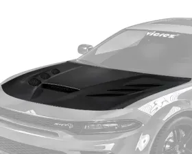 Vicrez Carbon Fiber V3R Hood w/ Vent Scoop Dodge Charger 2015-2021