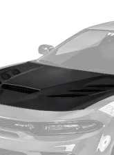 Vicrez Carbon Fiber V3R Hood w/ Vent Scoop Dodge Charger 2015-2021                                     - vz102504 - Image 5