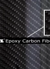 Vicrez Vinyl Car Wrap Film vzv10100 Ultra Gloss Epoxy Black Carbon Fiber 5ft x 15ft                                     - vzv10100-15 - Image 5