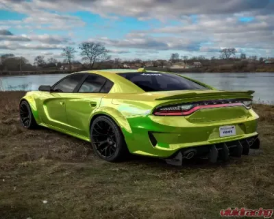 Vicrez Vinyl Car Wrap Film vzv10102 Chrome Green Chameleon 4.5ft x 1ft - vzv10102-1