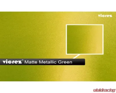 Vicrez Vinyl Car Wrap Film vzv10109 Matte Metallic Green 5ft x 10ft - vzv10109-10