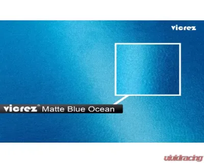 Vicrez Vinyl Car Wrap Film vzv10120 Matte Blue Ocean 5ft x 60ft - vzv10120-60