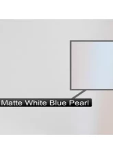 Vicrez Vinyl Car Wrap Film vzv10127 White Blue Pearl 5ft x 55ft                                     - vzv10127-55 - Image 2