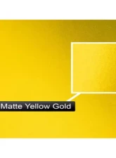 Vicrez Vinyl Car Wrap Film vzv10131 Matte Yellow Gold 5ft x 50ft                                     - vzv10131-50 - Image 2