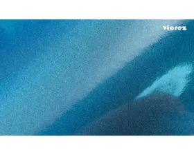 Vicrez Vinyl Car Wrap Film vzv10135 Gloss Blue Glitter Glare Nightlife 5ft x 3ft