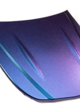 Vicrez Vinyl Car Wrap Film vzv10138 Gloss Blue Purple Glitter Chameleon 5ft x 55ft                                     - vzv10138-55 - Image 3