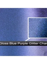 Vicrez Vinyl Car Wrap Film vzv10138 Gloss Blue Purple Glitter Chameleon 5ft x 55ft                                     - vzv10138-55 - Image 7