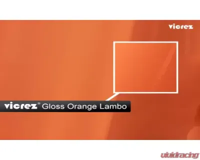 Vicrez Vinyl Car Wrap Film vzv10154 Gloss Orange Lambo 5ft x 60ft - vzv10154-60