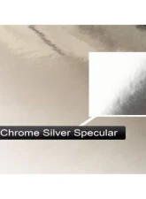 Vicrez Vinyl Car Wrap Film vzv10167 Chrome Silver Specular 5ft x 15ft                                     - vzv10167-15 - Image 2