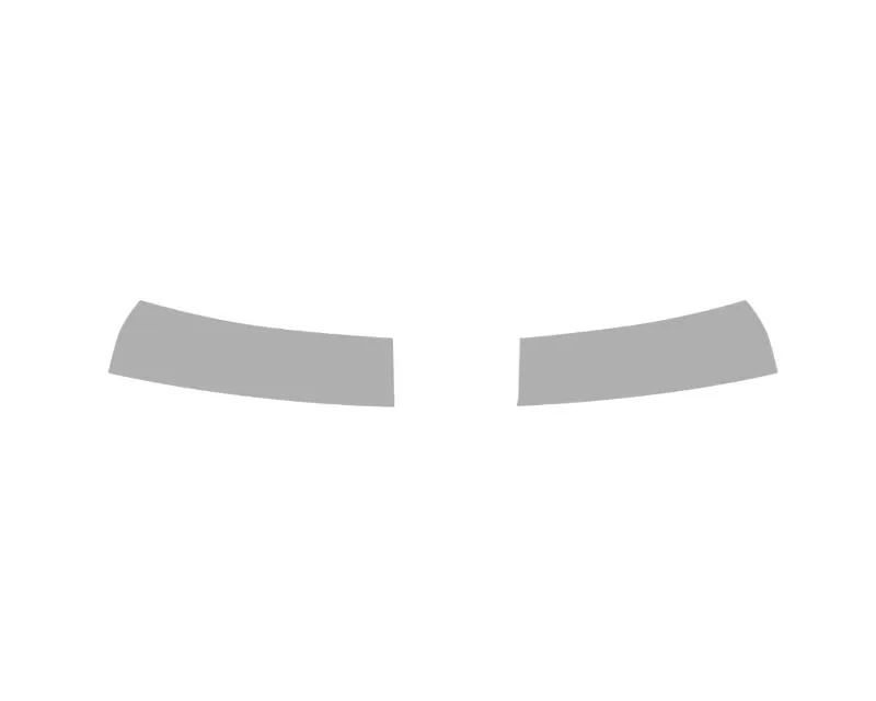 Vicrez Window Tint Pre-Cut Windshield Eyebrow Option 1 vwt10919 50% - Light Ram 2500/3500 Crew 2012-2023 - vwt10919L