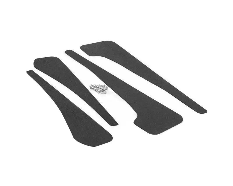 Vicrez Mud Flaps Front and Rear vz102828 Satin Black (Vinyl) Acura TLX 2021-2023 - vz102828-SB