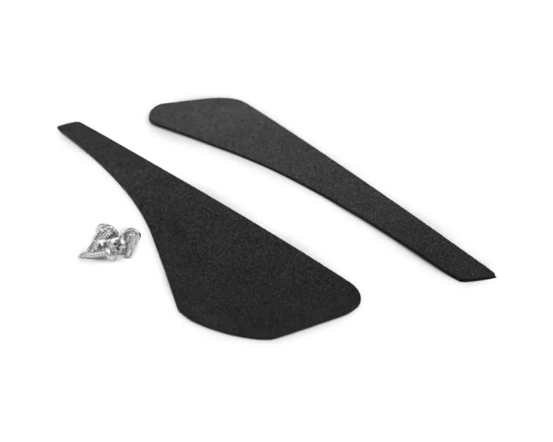 Vicrez Mud Flaps Front vz103396 Gloss Black Toyota Corolla 2018-2024 - vz103396-GB