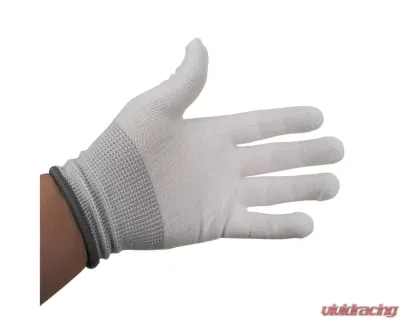 Vicrez Vinyl Wrapping White Gloves - vzt127