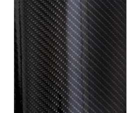 Vicrez Vinyl Car Wrap Film vzv10100 Ultra Gloss Epoxy Black Carbon Fiber 5ft x 60ft (Full Roll)