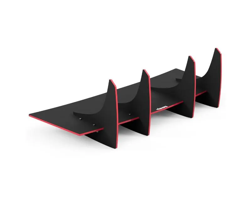 Vicrez VZ104092-GC Genali VR4 Rear Diffuser Gloss Carbon