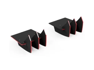 Vicrez Centa VR2 Rear Diffuser Matte Black Toyota GR Corolla 2023-2024 - vz104331 - Image 3