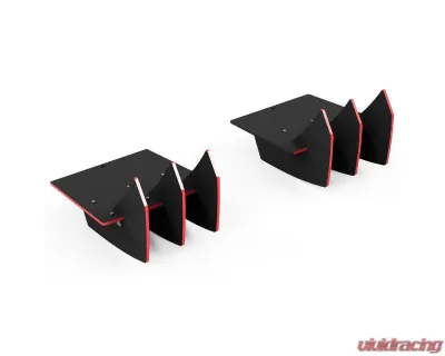 Vicrez Centa VR2 Rear Diffuser Matte Black Toyota GR Corolla 2023-2024 - vz104331