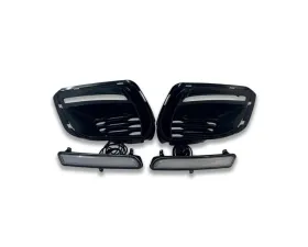 Vicrez Widebody Fog Lamp Cover w/ LED Light