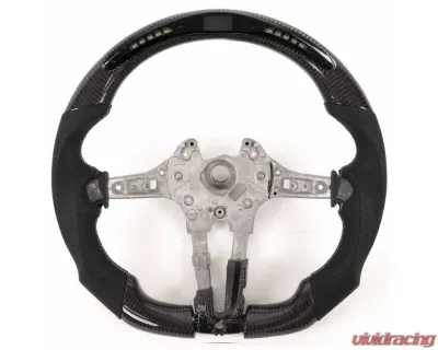 Vicrez Carbon Fiber M Performance Steering Wheel + LED BMW M2 F87/M3 F80 /M4 F82 F83/M5 F10/2 3 4 Series X5/X6 1936-2025 - vz102111