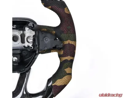 Vicrez Carbon Fiber M Performance Steering Wheel + LED BMW M2 F87/M3 F80 /M4 F82 F83/M5 F10/2 3 4 Series X5/X6 1936-2025 - vz102111