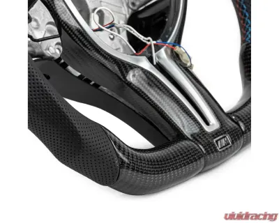 Vicrez Carbon Fiber M Performance Steering Wheel + LED BMW M2 F87/M3 F80 /M4 F82 F83/M5 F10/2 3 4 Series X5/X6 1936-2025 - vz102111