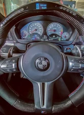Vicrez Carbon Fiber M Performance Steering Wheel + LED BMW M2 F87/M3 F80 /M4 F82 F83/M5 F10/2 3 4 Series X5/X6 1936-2025                                     - vz102111 - Image 5