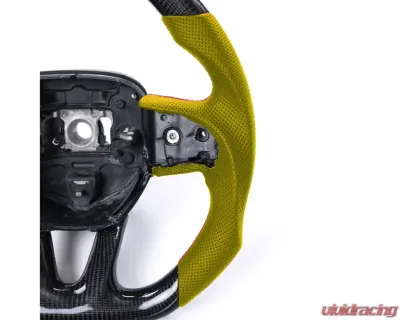 Vicrez Carbon Fiber M Performance Steering Wheel + LED BMW M2 F87/M3 F80 /M4 F82 F83/M5 F10/2 3 4 Series X5/X6 1936-2025 - vz102111