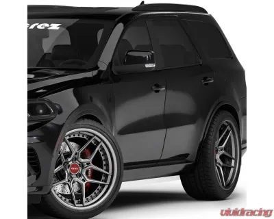 Vicrez SRT Hellcat Style Side Skirts Rocker Panels Dodge Durango 2011-2025 - vz102494