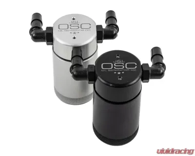 J&L Driver Side Oil Separator 3.0 - Black Anodized Ford Mustang GT500  2007-2014 - 3012D-B
