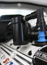 J&L Passenger Side Oil Separator 3.0 - Black Anodized Ford Mustang GT500 2007-2014                                     - 3012P-B - Image 3
