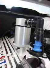 J&L Passenger Side Oil Separator 3.0 - Clear Anodized Ford Mustang GT500 2007-2014                                     - 3012P-C - Image 3