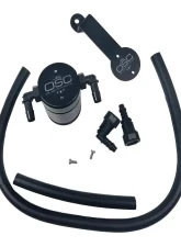 J&L Passenger Side Oil Separator 3.0 - Clear Anodized Ford Mustang GT/Bullitt/Saleen 2005-2010                                     - 3013P-C - Image 2