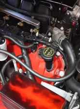 J&L Passenger Side Oil Separator 3.0 - Clear Anodized Ford Mustang GT/Bullitt/Saleen 2005-2010                                     - 3013P-C - Image 3