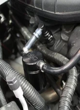 J&L Passenger Side Oil Separator 3.0 - Black Anodized Ford Mustang V6 2011-2017                                     - 3014P-B - Image 2