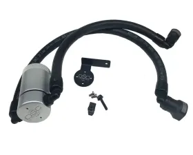 J&L Driver Side Oil Separator 3.0 - Clear Anodized Ford F-150 5.0L 2011-2017 | Ford F-150 6.2L 2011-2014