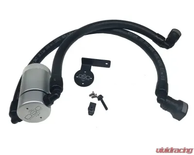 J&L Driver Side Oil Separator 3.0 - Clear Anodized Ford F-150 5.0L 2011-2017 | Ford F-150 6.2L 2011-2014 - 3016D-C