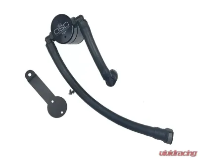J&L Passenger Side Oil Separator 3.0 - Black Anodized Ford Mustang V6 2005-2010 - 3017P-B