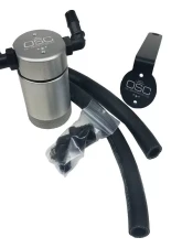 J&L Passenger Side Oil Separator 3.0 - Black Anodized Ford Mustang SVT Cobra 1999-2004                                     - 3018P-B - Image 2