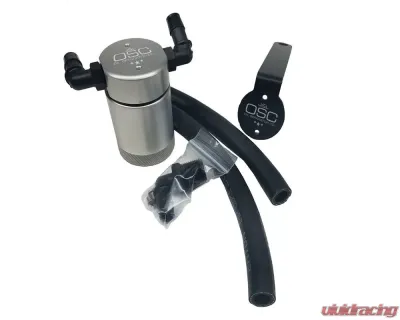 J&L Passenger Side Oil Separator 3.0 - Black Anodized Ford Mustang SVT Cobra 1999-2004 - 3018P-B
