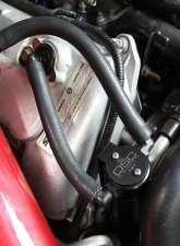 J&L Passenger Side Oil Separator 3.0 - Black Anodized Ford Mustang SVT Cobra 1999-2004                                     - 3018P-B - Image 3