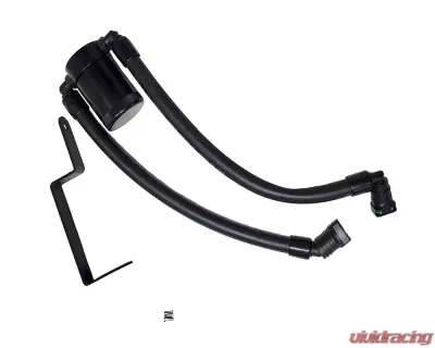 J&L Passenger Side Oil Separator 3.0 - Black Anodized Ford Explorer Sport EcoBoost V6 2013-2019 - 3022P-B