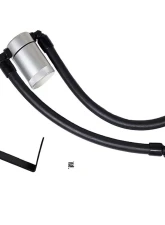 J&L Passenger Side Oil Separator 3.0 - Clear Anodized Ford Explorer Sport EcoBoost V6 2013-2019                                     - 3022P-C - Image 2