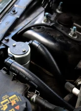 J&L Passenger Side Oil Separator 3.0 - Black Anodized Ford Taurus Sho EcoBoost V6 2010-2018                                     - 3023P-B - Image 3